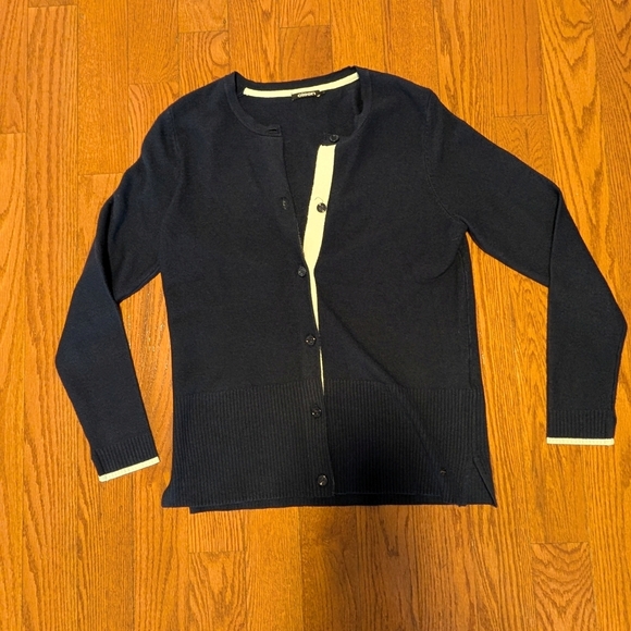 Classic Navy Women's Cardigan - Picture 2 of 6